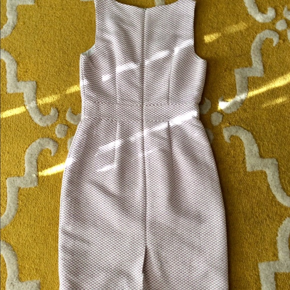 DONATED!  Banana Republic Jacquard - Pink and White Checkered Dress 🌷Beautiful - Picture 6 of 7